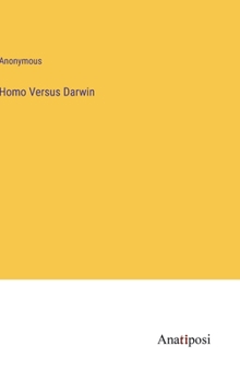Hardcover Homo Versus Darwin Book