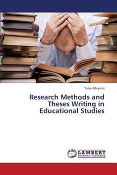 Paperback Research Methods and Theses Writing in Educational Studies Book
