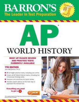 Paperback Barron's AP World History Book
