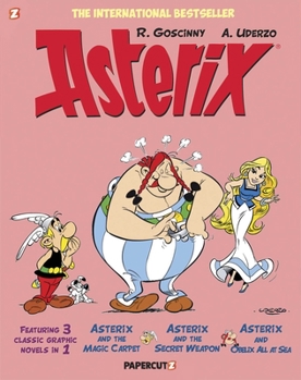 Paperback Asterix Omnibus Vol. 10: Collecting Asterix and the Magic Carpet, Asterix and the Secret Weapon, and Asterix and Obelix All at Sea Book