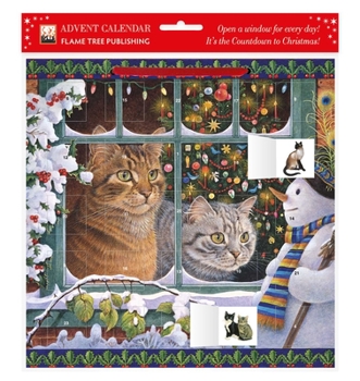 Calendar Lesley Anne Ivory - Snowy Christmas: Megatab, Mintaka and the Snowman Advent Calendar 2021 (with Stickers) Book