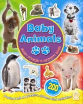 Paperback Baby Animals (Giant Sticker & Activity Fun) Book