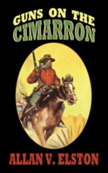 Hardcover Guns on the Cimarron [Large Print] Book