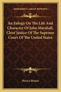 Eulogy On John Marshall, Volume 533...