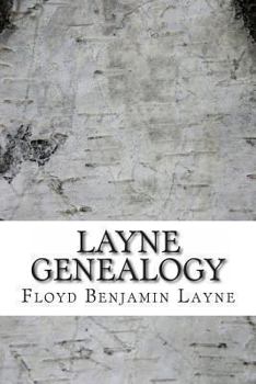 Paperback Layne Genealogy Book