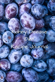 Paperback Kidney Disease Diet: : Recipe Journal Book