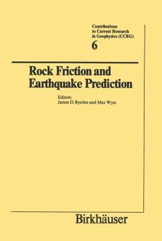 Paperback Rock Friction and Earthquake Prediction Book