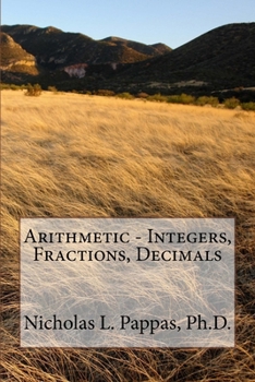 Paperback Arithmetic - Integers, Fractions, Decimals Book