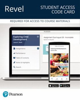 Printed Access Code Revel for Exploring Child Development -- Access Card Book