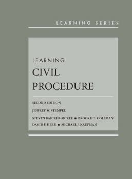 Hardcover Learning Civil Procedure, 2d – CasebookPlus (Learning Series) Book