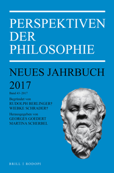 Perspektiven Der Philosophie: Neues Jahrbuch. Band 39 - 2013