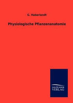Paperback Physiologische Pflanzenanatomie [German] Book