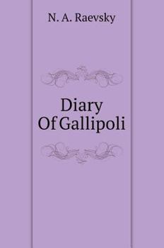 Hardcover Diary of Gallipoli [Russian] Book