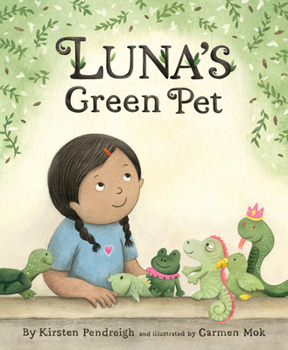 Hardcover Luna's Green Pet Book