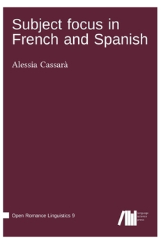 Hardcover Subject focus in French and Spanish Book
