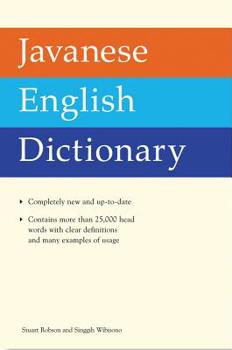 Paperback Javanese English Dictionary Book