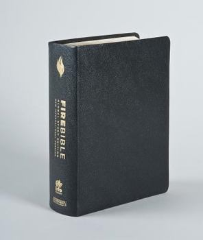 Bonded Leather Fire Bible-NIV-Global Study Book