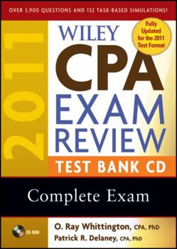 CD-ROM Wiley CPA Exam Review 2011 Test Bank CD, Complete Exam Book