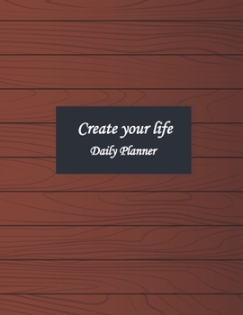 Daily Planner (53 weeks): Cool and Vintage Cover 8.5 X 11 in, large space to note and write your daily schedule as well as a to do list.