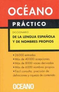 Hardcover Diccionario Oceano Practico de La Lengua Espanola y de Nombres Propios [Spanish] Book