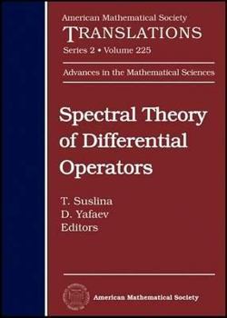 Hardcover Spectral Theory of Differential Operators (American Mathematical Society Translations Series 2) Book