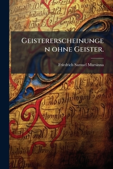Paperback Geistererscheinungen ohne Geister. [German] Book