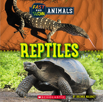 Paperback Reptiles (Wild World: Fast and Slow Animals) Book