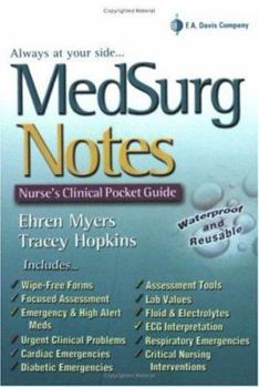 Spiral-bound Medsurg Notes: Nurse's Clinical Pocket Guide Book
