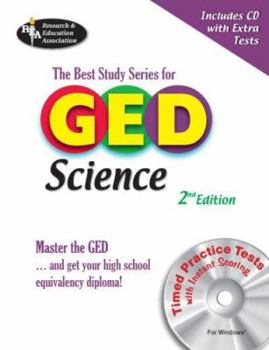 Paperback The Best Study Series for GED Science: With Rea's Testware [With CD-ROM] Book