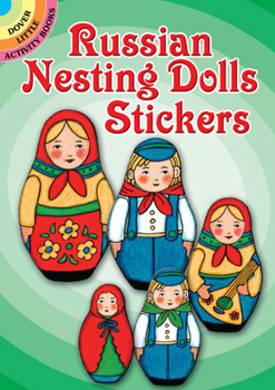 Paperback Russian Nesting Dolls Stickers Book