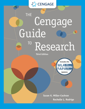 Spiral-bound The Cengage Guide to Research (W/ Apa7e & Mla9e Updates) Book