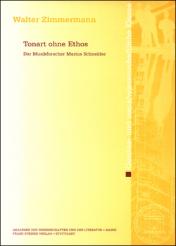 Paperback Tonart Ohne Ethos: Der Musikforscher Marius Schneider [German] Book