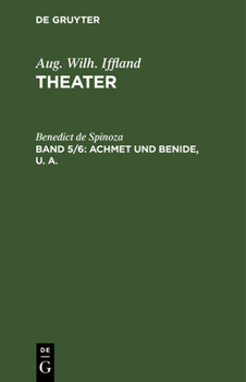 Hardcover Achmet Und Benide, U. A. [German] Book