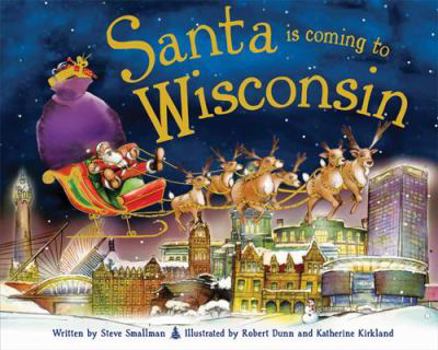 Hardcover Santa Is Coming to Wisconsin Book