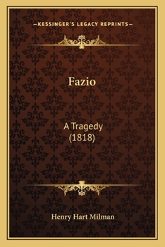 Paperback Fazio: A Tragedy (1818) Book