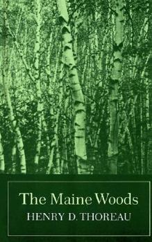 Paperback The Maine Woods Book