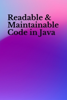 Paperback Readable & Maintainable Code in Java Book