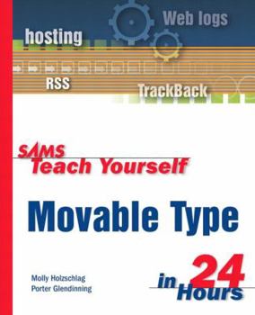 Paperback Sams Teach Yourself Movable Type in 24 Hours Book