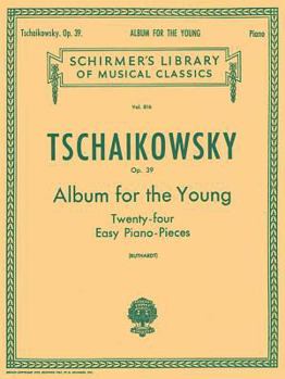 Paperback Album for the Young (24 Easy Pieces), Op. 39: Schirmer Library of Classics Volume 816 Piano Solo Book