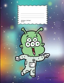 Five Eyed Alien Notebook : School Supplies Composition Book for Kids