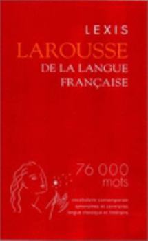 Hardcover Larousse Lexis: Dictionnaire de la langue française [French] Book