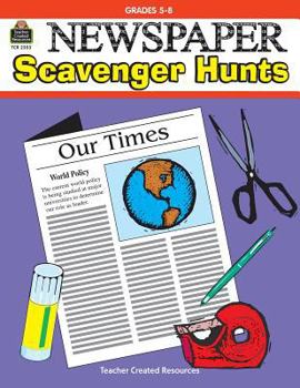 Paperback Newspaper Scavenger Hunts Book