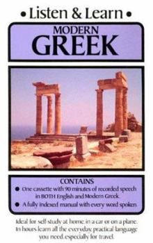 Paperback Listen & Learn Modern Greek (Dover's Listen and Learn Series) Book