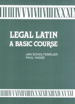 Paperback Legal Latin: A Basic Course Book
