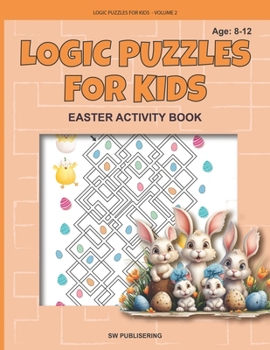 Paperback Logic puzzles for kids: Easter activity book