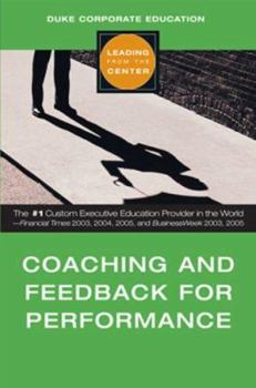 Hardcover Coaching and Feedback for Performance Book