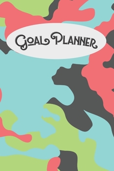 Goal Planner: Camo Visualization Journal and Planner Undated