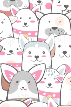 Puppy Joulrnal For Girls: CUTE GIFT FOR WOMEN, GIRLS, BOYS, MEN RULED PAGES NOTEBOOK TO WRITE AND DRAW IN