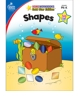 Paperback Shapes, Grades Pk - K: Gold Star Edition Volume 18 Book