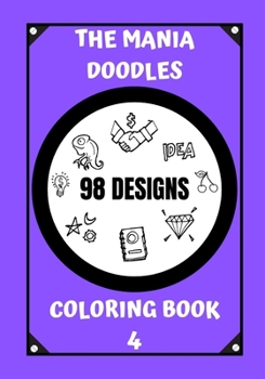 Paperback Coloring Book: The Mania Doodles Book